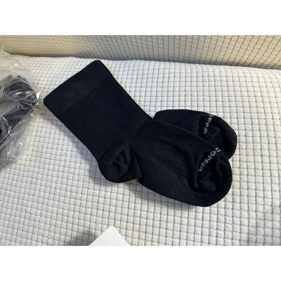 3 Pair Black Tommy Copper Compression Crew Socks, Size Small, Shoe 4-6.5, NIB - Picture 4 of 4